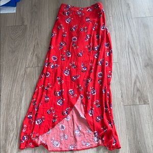 Express wrap midi/maxiskirt